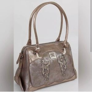 Miss Me Metallic Wing Purse 14” X 6” X 11 1/2”